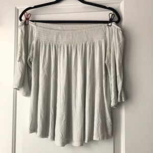 AE soft and sexy off the shoulder shirt